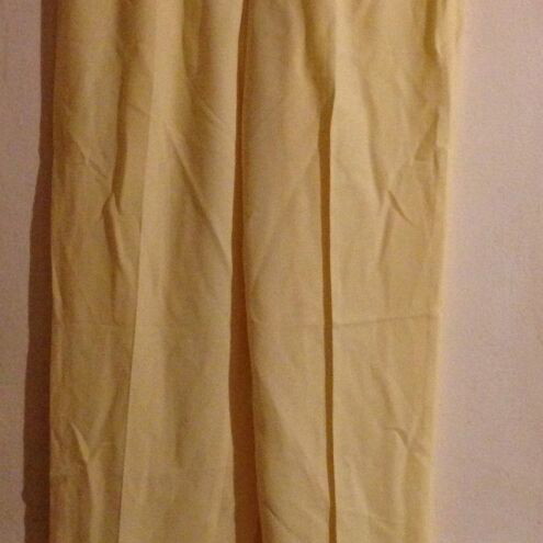 Vintage Yellow Pastel Pants Lucia No38 43% Wool New