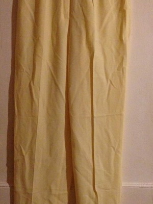 Vintage Yellow Pastel Pants Lucia No38 43% Wool New
