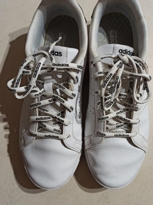 Sneakers Adidas 38 2/3 μεταχειρισμένα, άσπρα