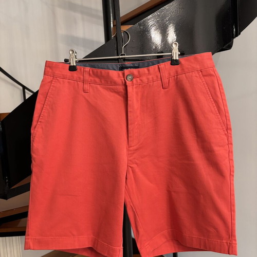 Nautica men's chino shorts coral size W32 like new