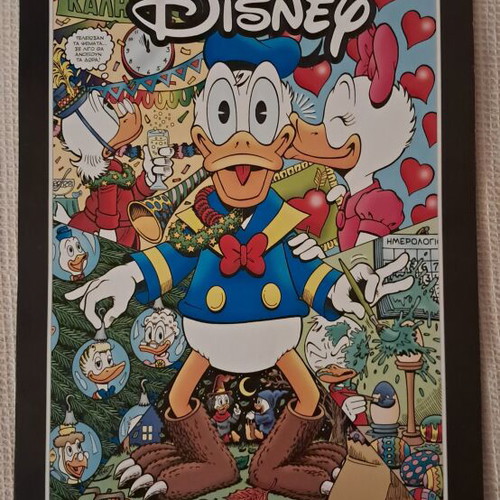 Disney calendars like new, set of three signed by Don Rosa