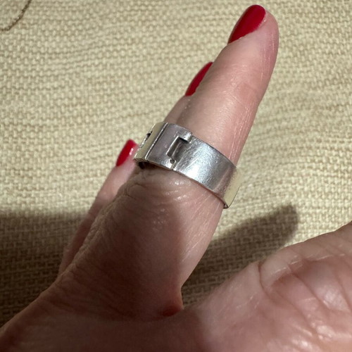 Silver men's ring with 950 hallmark like new