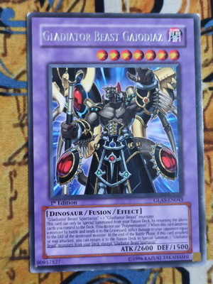 Gladiator Beast Gaiodiaz Fusion Monster card like new