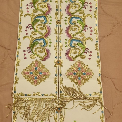 Complete Set of Hieratic Vestments Handmade with Gold Details like New