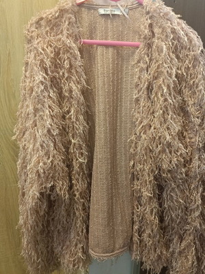 Bershka cardigan like new with fringes size M