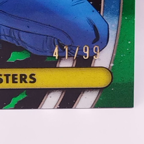 Topps Finest Fantastic Four 65th Anniversary Alicia Masters Green Refractor like new
