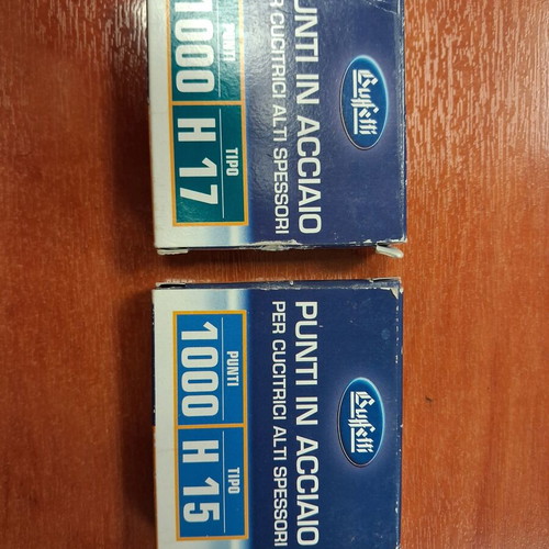 Buffetti Heavy-Duty Stapler Wires Set H 15 & H 17 like new