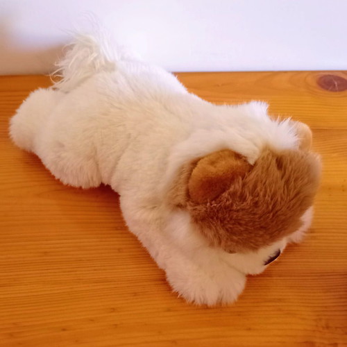 Signature Cuddle Puppy Pomeranian and Bula Cat plush toys like new
