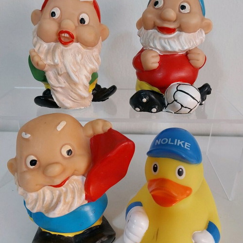 Vintage collectible vinyl figures from the 70's