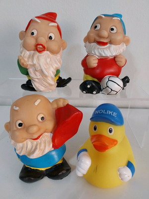 Vintage collectible vinyl figures from the 70's