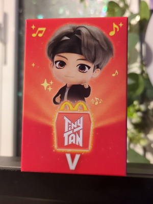 V BTS collectible figure new, TinyTAN x McDonald's