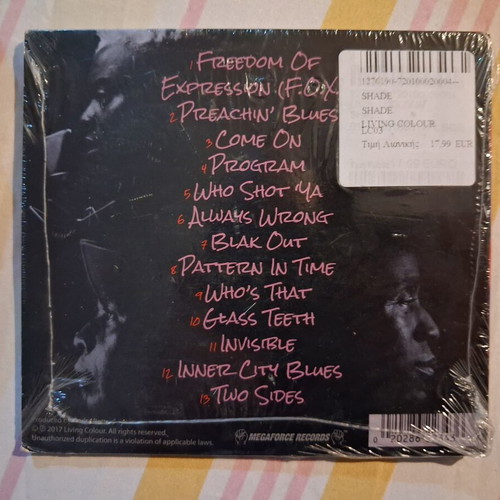 Living Colour Shade CD digipack new, hard rock