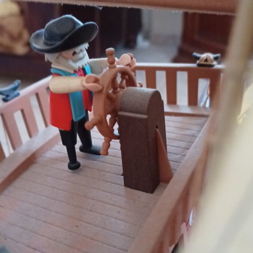 Playmobil Pirate Ship like new