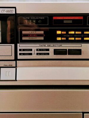 Pioneer Stereo Cassette Deck CT-660D като нов, сребрист, Dolby B