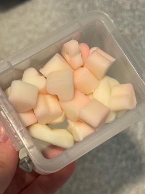 Wax melts hearts in 5 scents 150 pieces 250g new