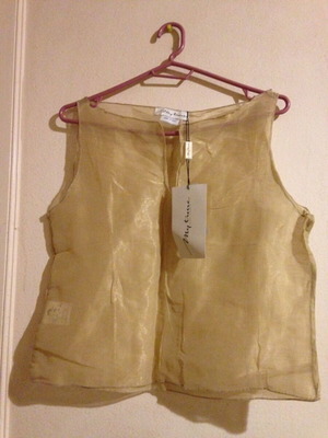 My Time No44 Metallic Top new, beige