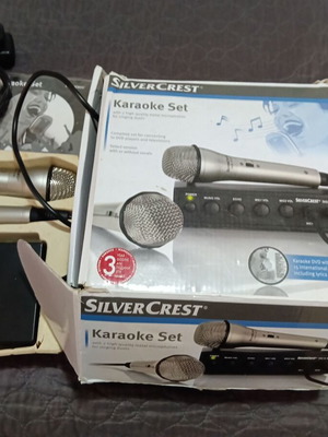 SilverCrest σύστημα καραόκε με μικρόφωνα