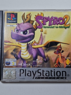Spyro 2 PS1 Gateway to Glimmer game like new