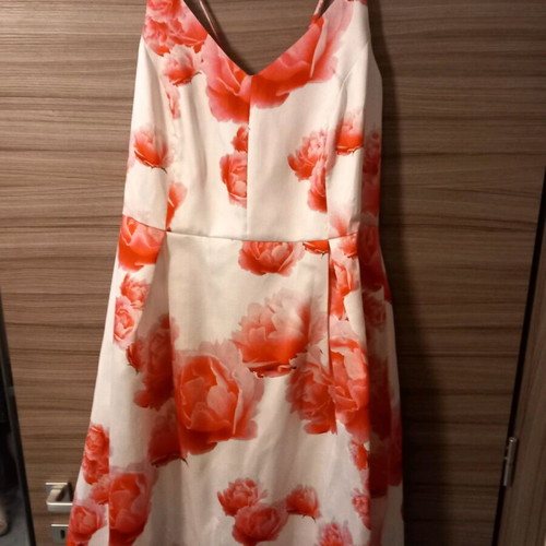 Luxe floral asymmetric dress new, Dorothy Perkins, size 50