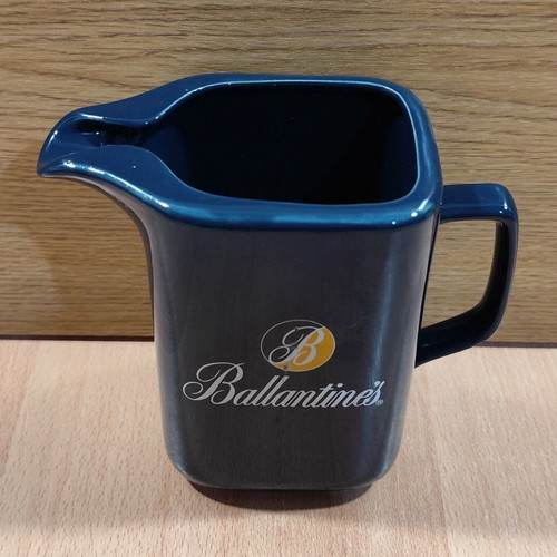 Ballantine's scotch whisky ceramic jug used, vintage advertising