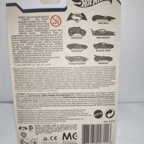 Hot Wheels Diecast DC Superheroes Batman Rockster 1:64 New