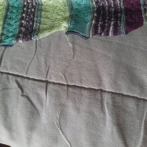 Missoni scarf like new, multicolor with silver thread