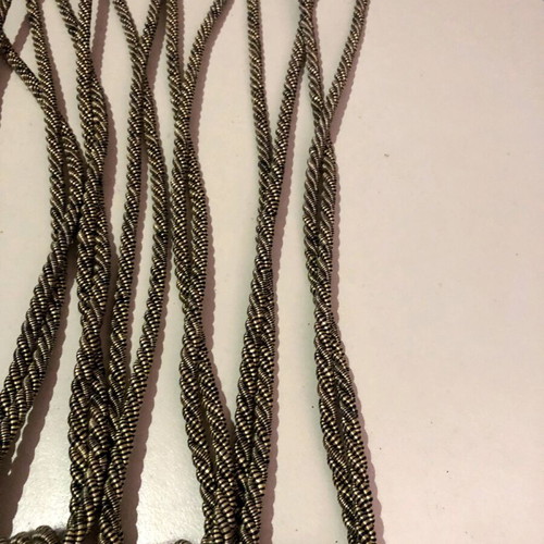 Curtain tiebacks new, pack of 5, black gold color