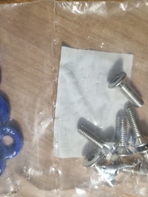 Blue M6 Screws new