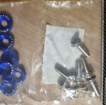 Blue M6 Screws new