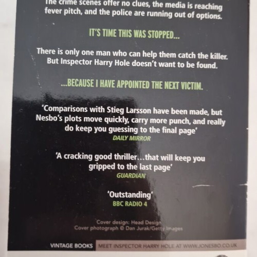 Jo Nesbo Harry Hole books 6 to 10 new, English