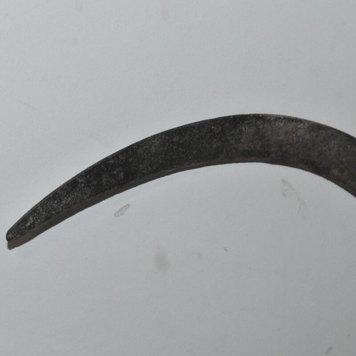 Handmade Sickle with Wooden Handle used, traditional farming tool