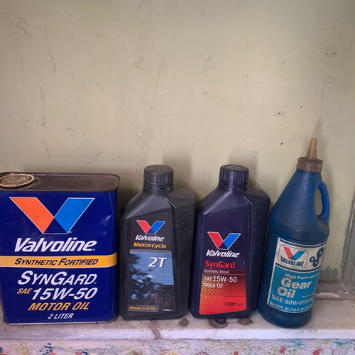 Valvoline Synguard metal 2lt with vintage box and shirt gift