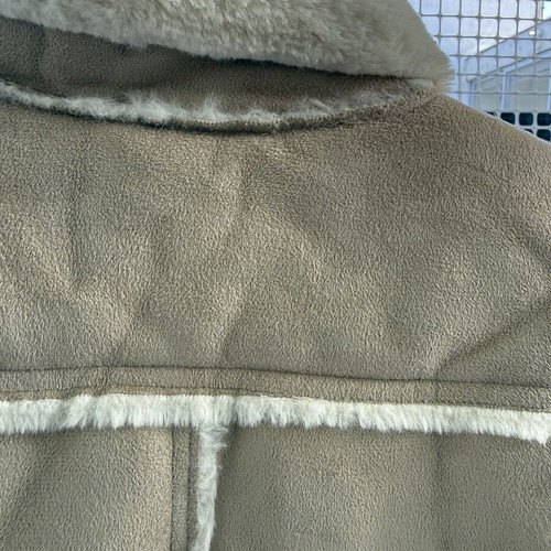 Perfecto Sherpa Jacket for Girls used, brown with sheep effect