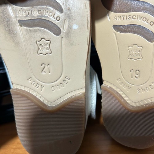 new anatomical baptismal shoes lapin house for little girl size 19 & 21