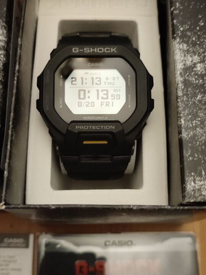 Casio G-Shock G-Squad GBD-200-1A1ER μαύρο ρολόι με οθόνη υψηλής ευκρίνειας MIP