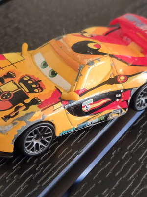Disney Cars Miguel Camino toy car used, 1:55 scale