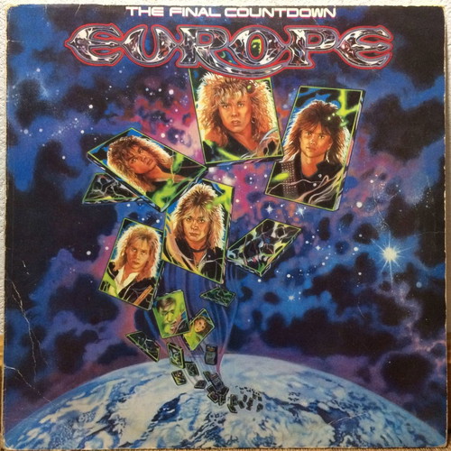 The Final Countdown Europe vinyl used, Greek production 1986 CBS