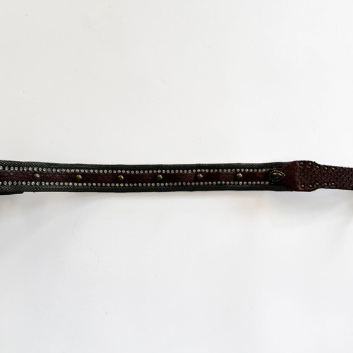 Berge leather belt brown, like new, size 90