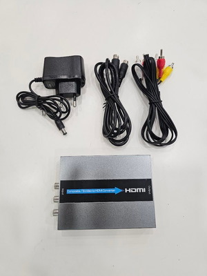 RCA S-Video към HDMI конвертор нов с кабели 720P 1080P