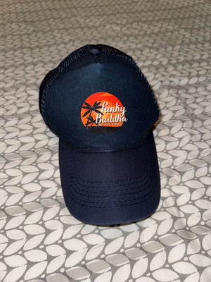 Funky Buddha hat dark blue like new with logo