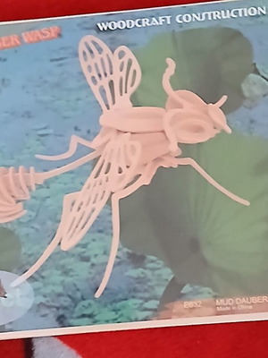 Ξύλινο 3D παζλ σφήκας καινούργιο
