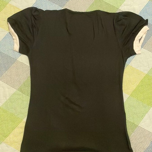 Rocco Barocco women's black short-sleeve t-shirt new, size L