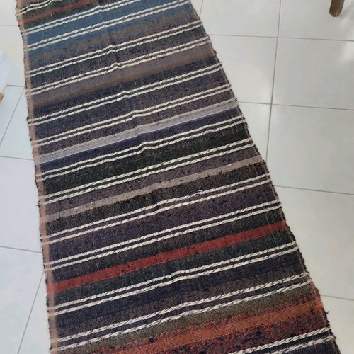 Woven traditional handmade rug new 215x65 cm