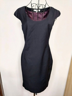 L.K.Bennett London grey wool dress small size like new