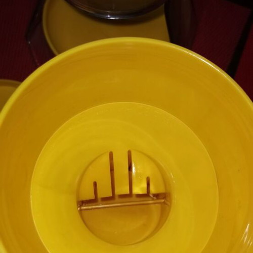 M&M's Candy Dispenser Yellow collectible, like new