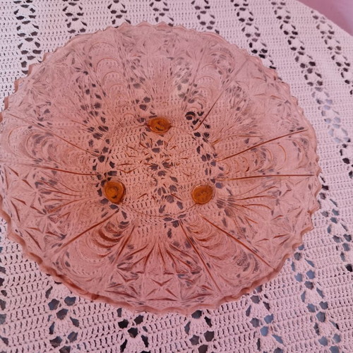 Orange bowl plate like new, 28 cm diameter