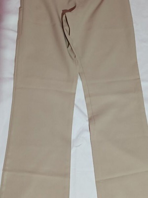 Summer fabric pants size S like new, beige
