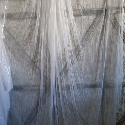 Wedding dress used nr 38/40 with veil and flower girl dress gift