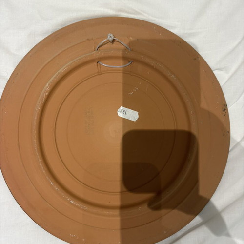Clay decorative plate