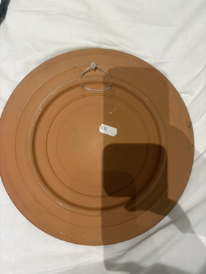 Clay decorative plate